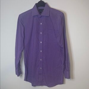 Ralph Lauren Purple Slim Fit Dress Shirt for Men Size 15 1/2 32/33